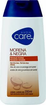 Hidratante morena e negra 200ml (AVON)