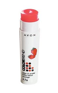 Brilho labial sabor e aroma - morango (AVON)