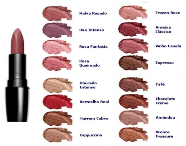 Batom cor intensa - vermelho real (AVON)